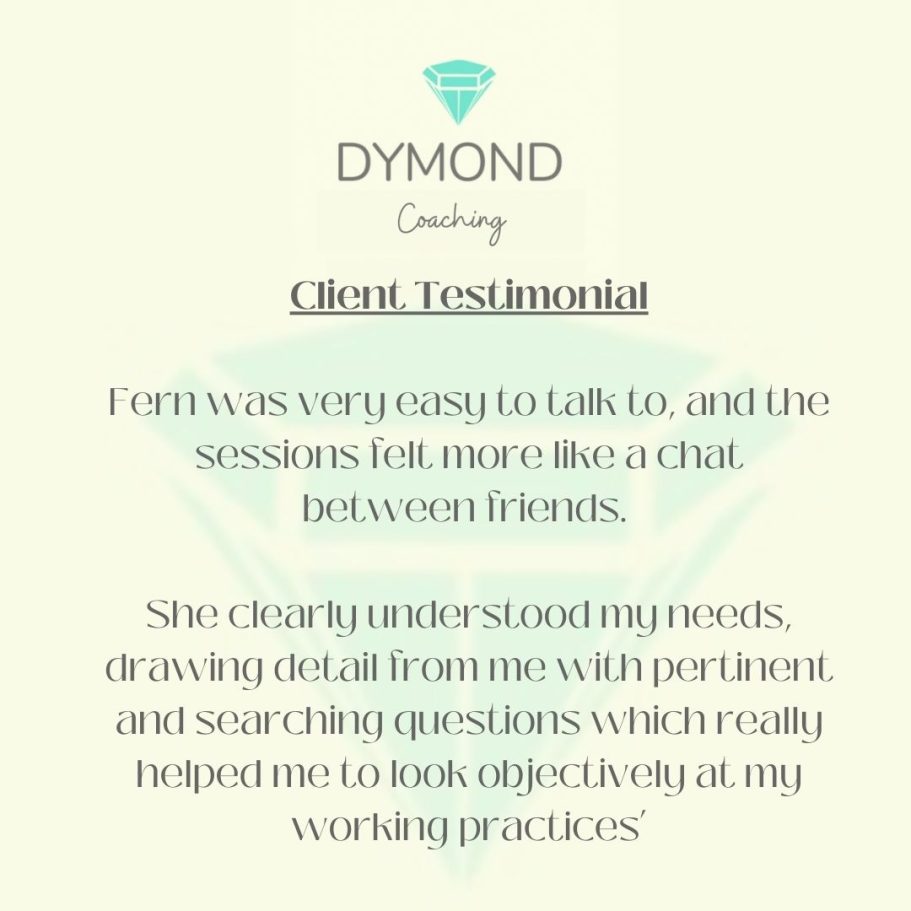 A client testimonial from a client who received career coaching